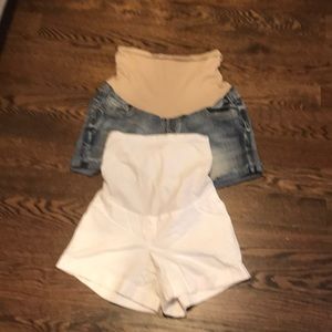 Maternity shorts